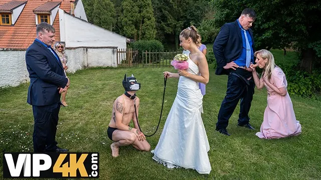 svatba na kolenou skončí sexem před rodinou