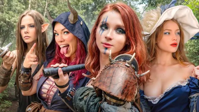 D&D porno dobrodružství s cosplay partou